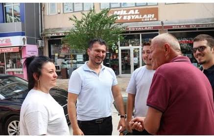 Başkan Yayla Fatih Caddesi Çalışmalarını Yerinde İnceledi