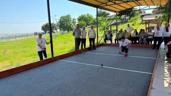Kırklareli Huzurevi Bocce Takımı Sahaya Çıktı