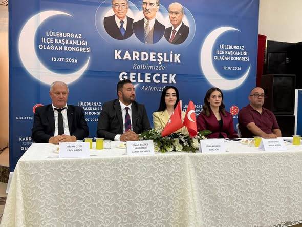 MHP Lüleburgaz İlçe Kongresi'nde Tacettin Altay Dönemi