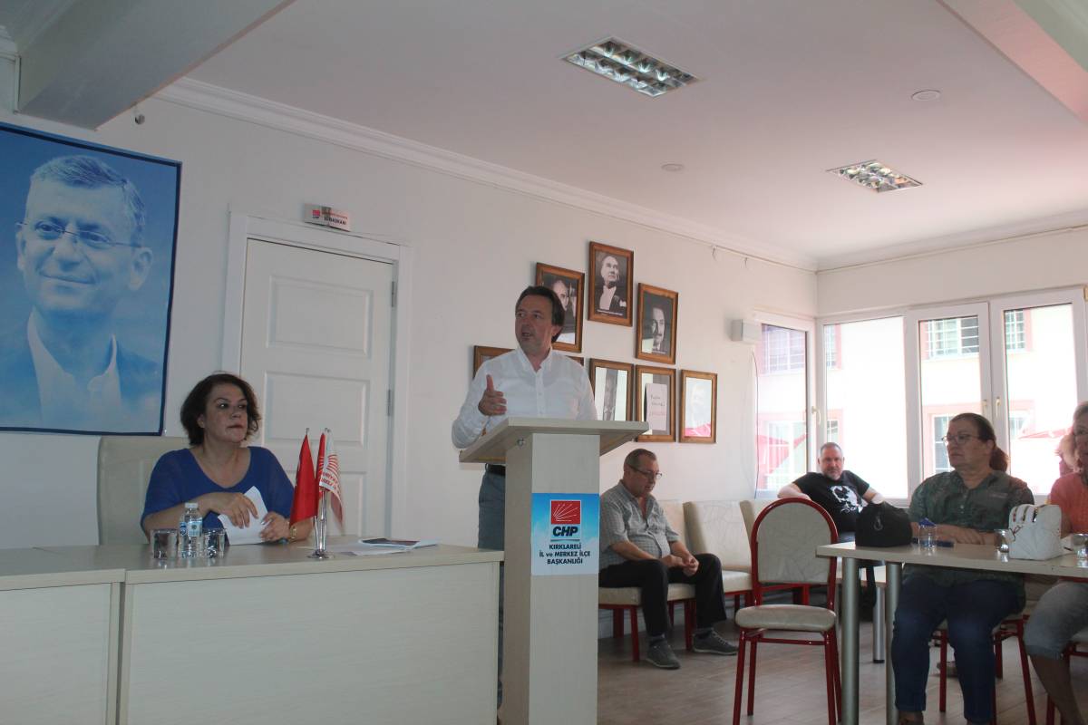 CHP Kırklareli'nde Gündem Yönetim Tartışmaları Oldu