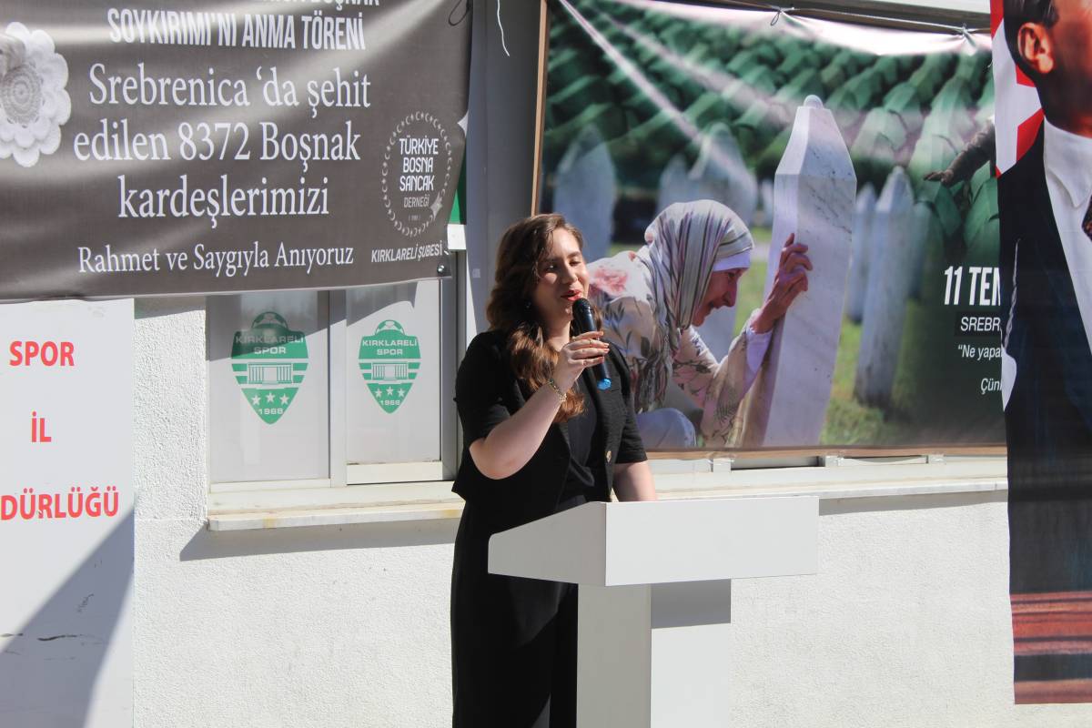 Kırklareli'nde Srebrenitsa Soykırımı Anma Töreni