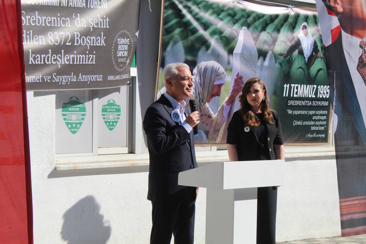 Kırklareli'nde Srebrenitsa Soykırımı Anma Töreni