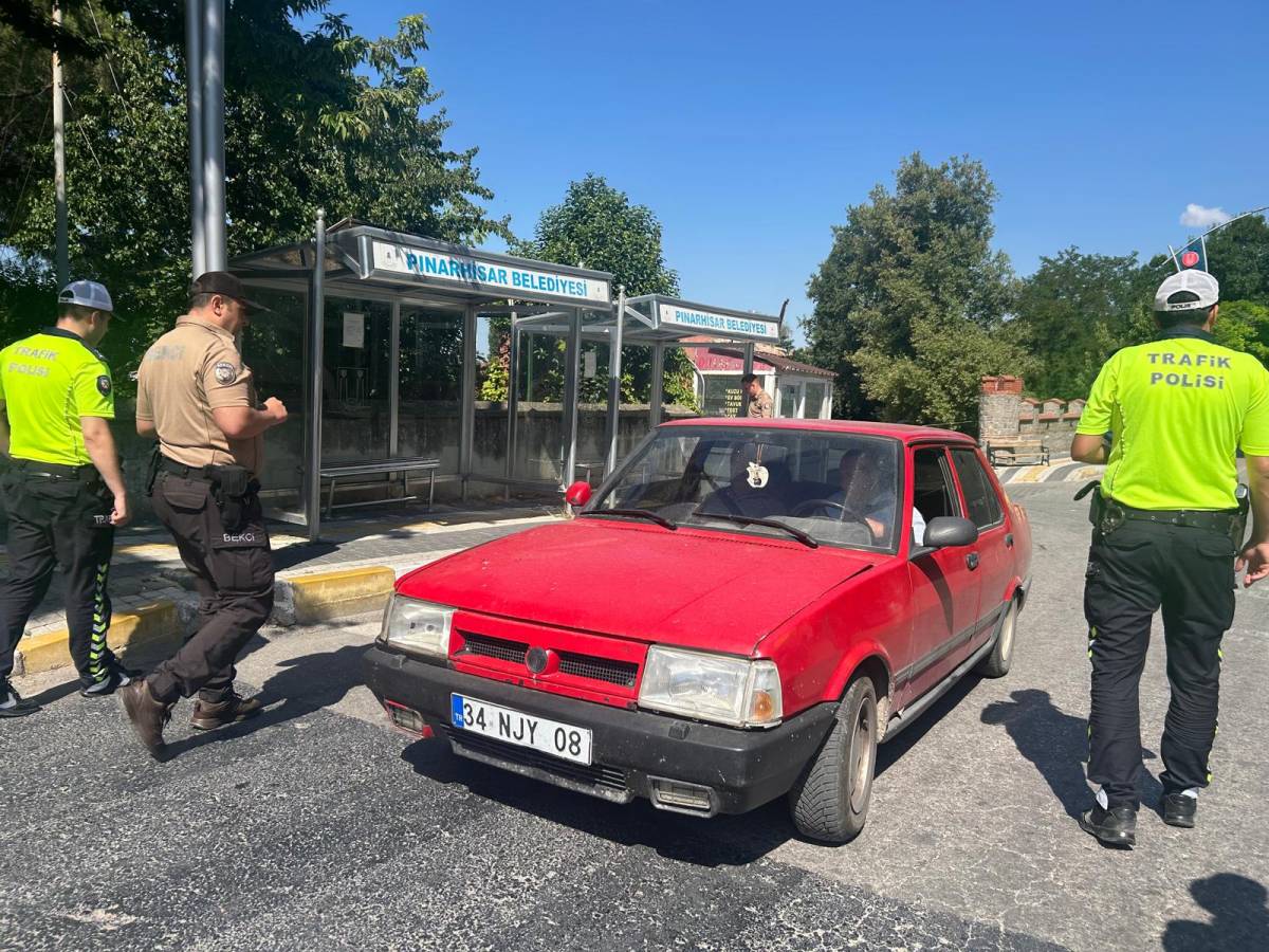 Pınarhisar'da Trafik Denetimleri Aralıksız Sürüyor
